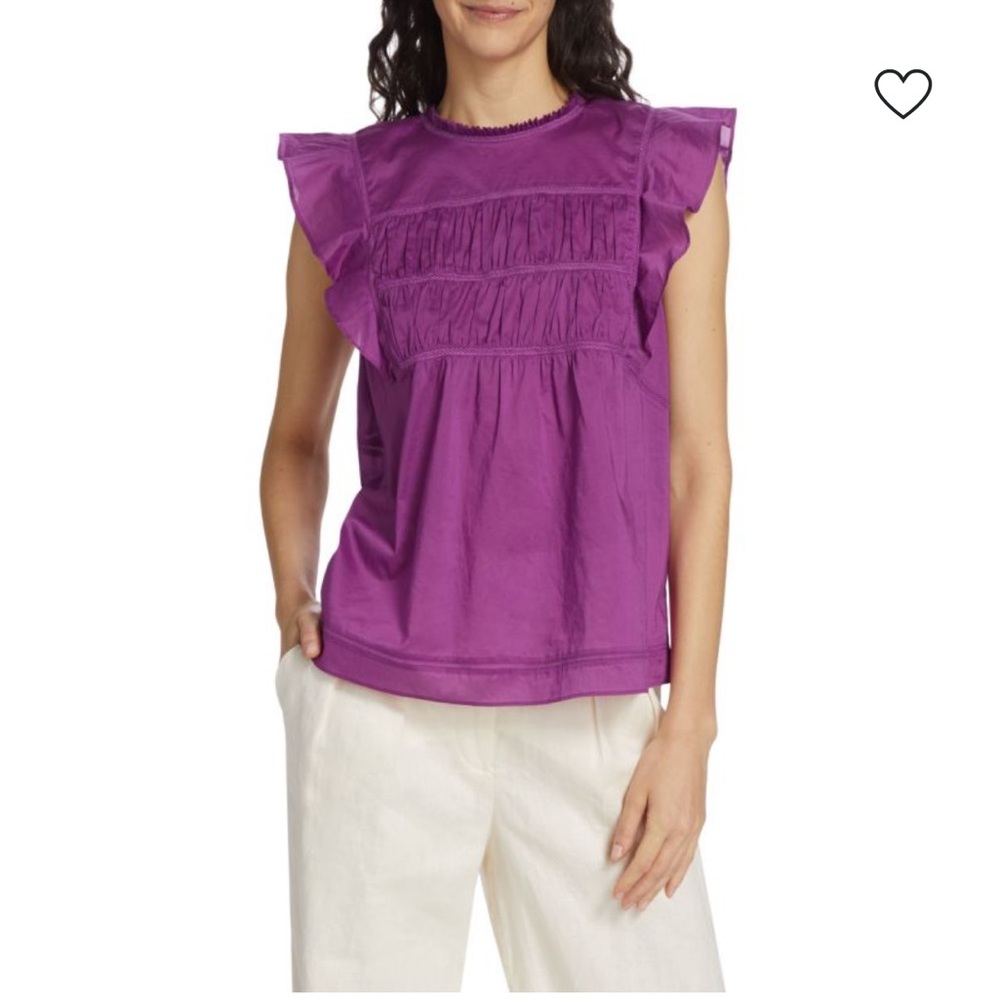 Rails | Filomena Smocked Ruffle Top